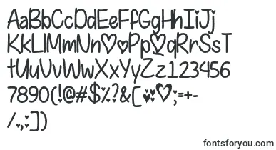  I Found My Valentine  .otf font